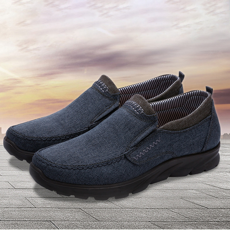 Leichte, atmungsaktive Stoffschuhe mit weicher Sohle für Herren