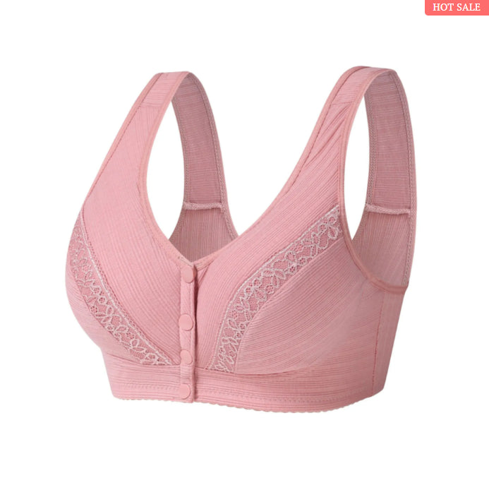 2023 FRONTKNOPF-BH AUS ATMUNGSAKTIVER, HAUTFREUNDLICHER BAUMWOLLE