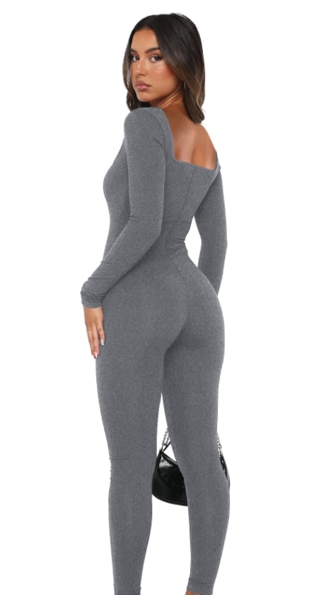 🔥Last-Day-Aktion 70% RABATT🍑Einfarbiger Leggings-Sport-/Yoga-Overall