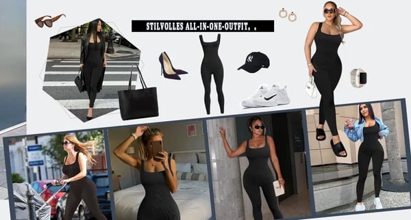 🔥Last-Day-Aktion 70% RABATT🍑Einfarbiger Leggings-Sport-/Yoga-Overall