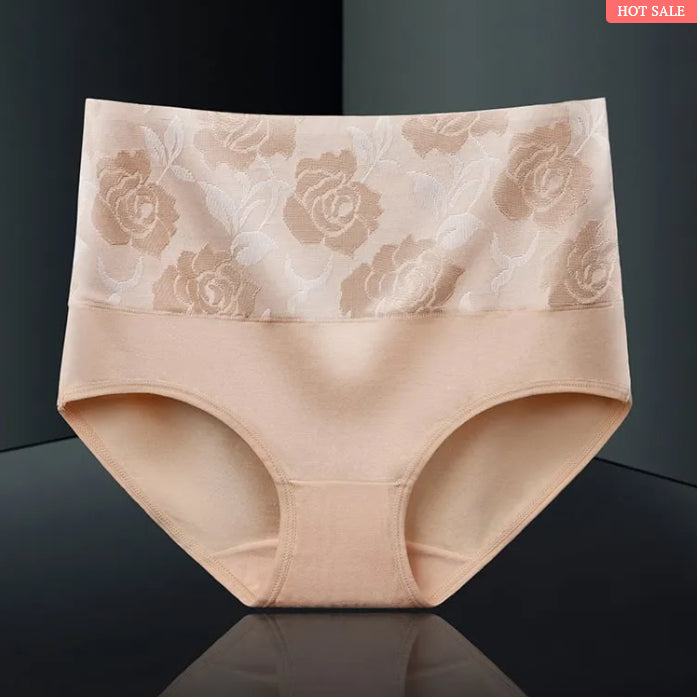 BAUMWOLLE HOHE TAILLE BAUCH ABNEHMEN HYGROSKOPISCHE ANTIBAKTERIELLE UNTERWÄSCHE