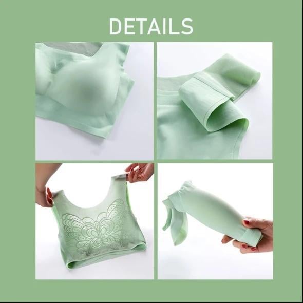 🔥2 kaufen, 10% Rabatt🔥Ultradünner Plus Size Ice Silk Comfort-BH
