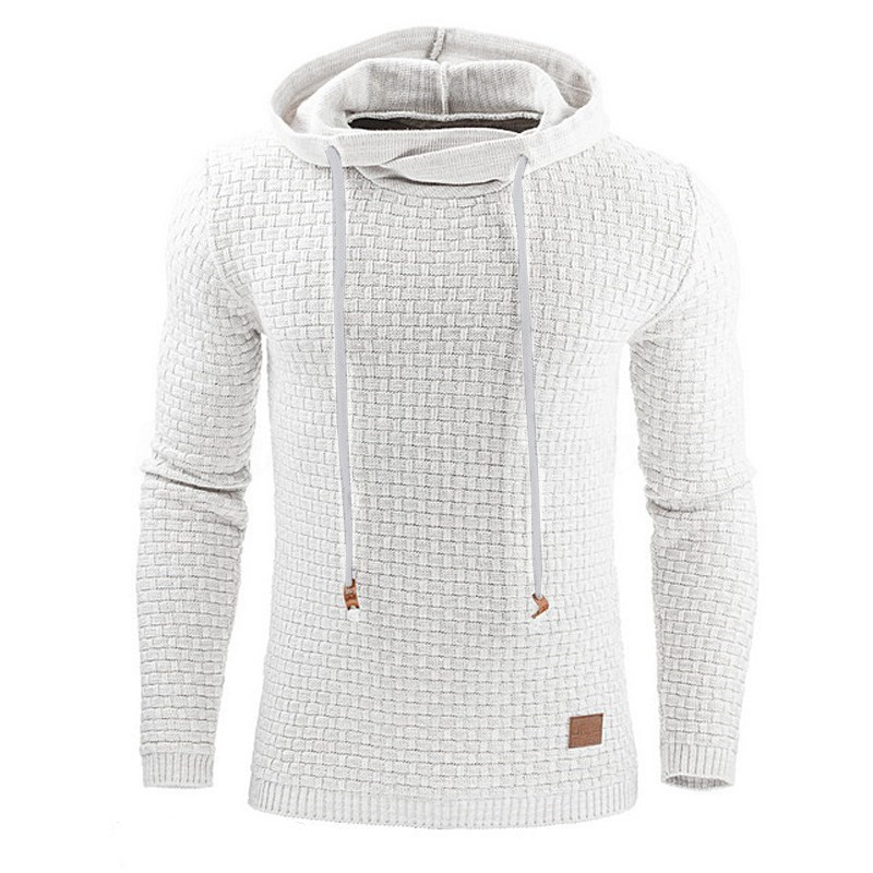 Long-sleeved hooded warm colored sweatshirt coat