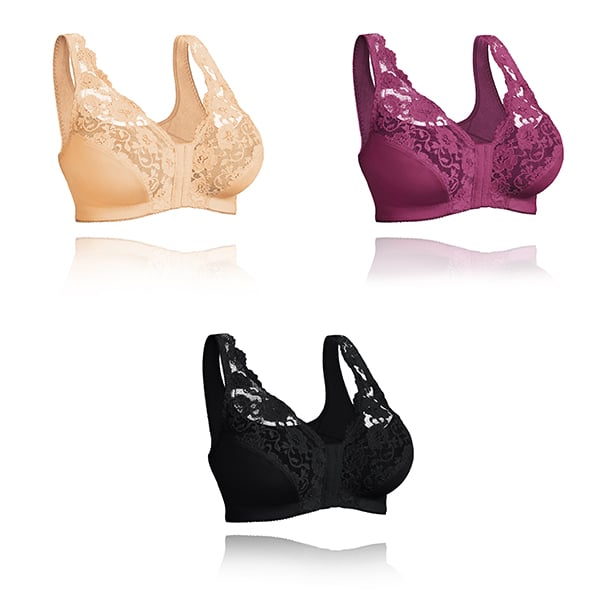 💖Front Hooks, Stretch-Lace, Super-Lift und Haltungskorrektur-ALLES IN EINEM BH!