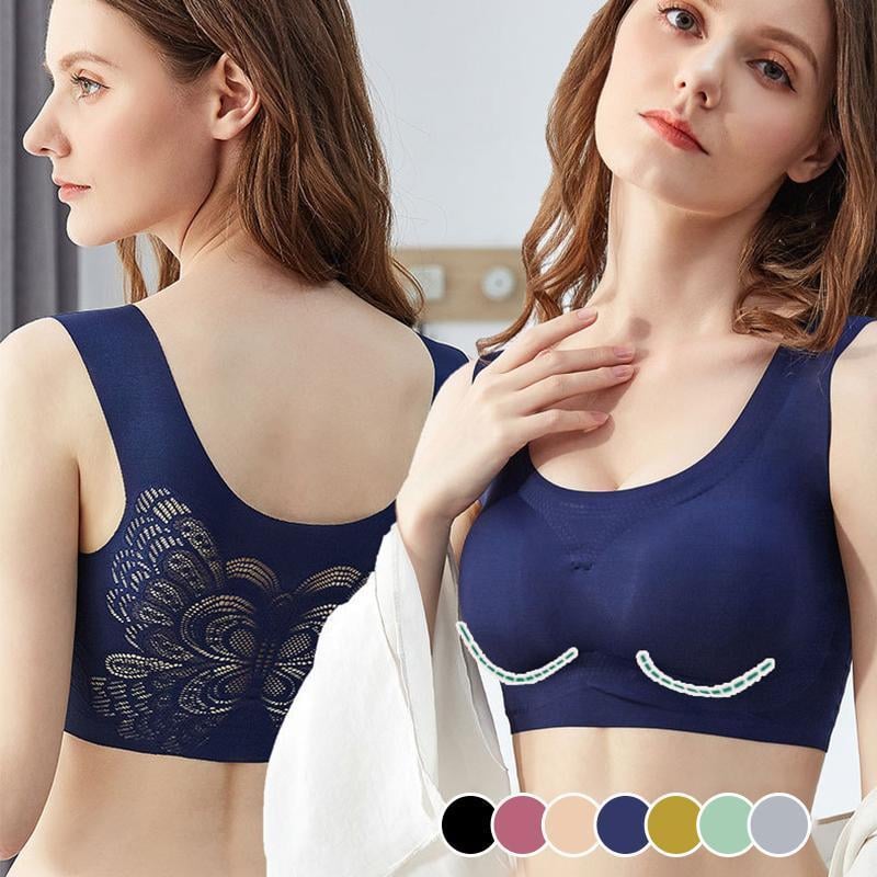 🔥2 kaufen, 10% Rabatt🔥Ultradünner Plus Size Ice Silk Comfort-BH