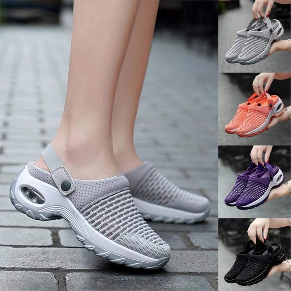 57 % Rabatt – Bequeme, gepolsterte und rutschfeste Plateau-Sandalen für Damen