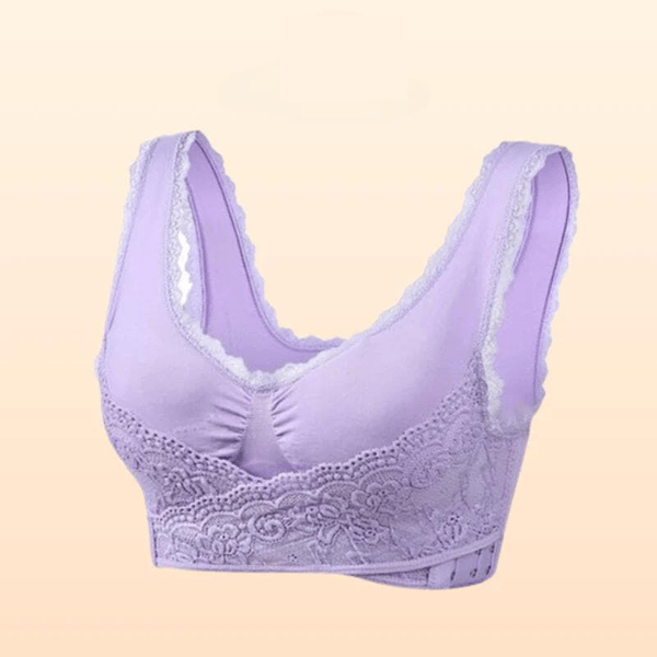 🏆LETZTER VERKAUFSAG 49% RABATT - Bequemer Corset-BH mit seitlicher Schnalle und Spitze🎁2 KAUFEN, 1 GRATIS