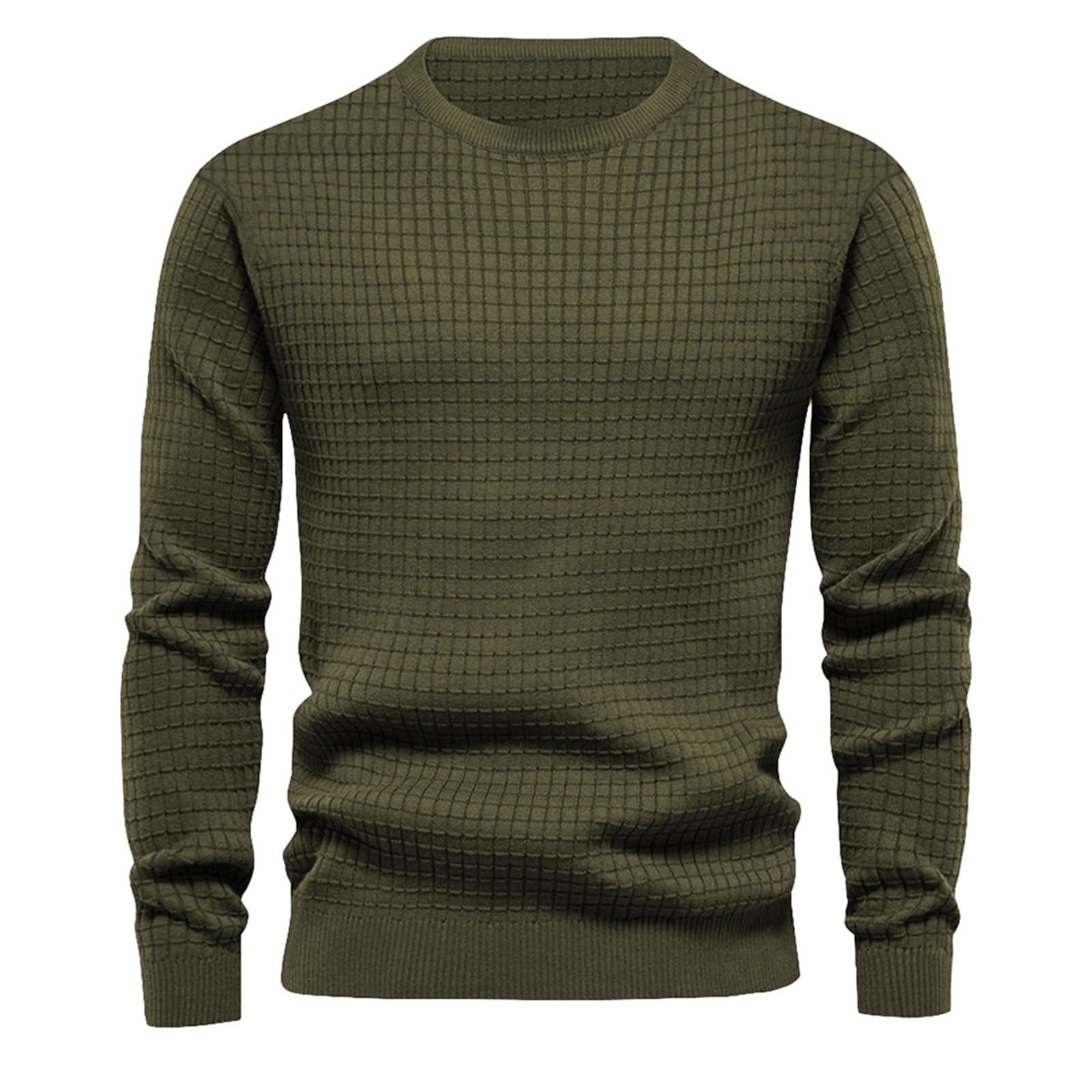 Lässige Strickoberteile mit Waffelmuster für Herren
