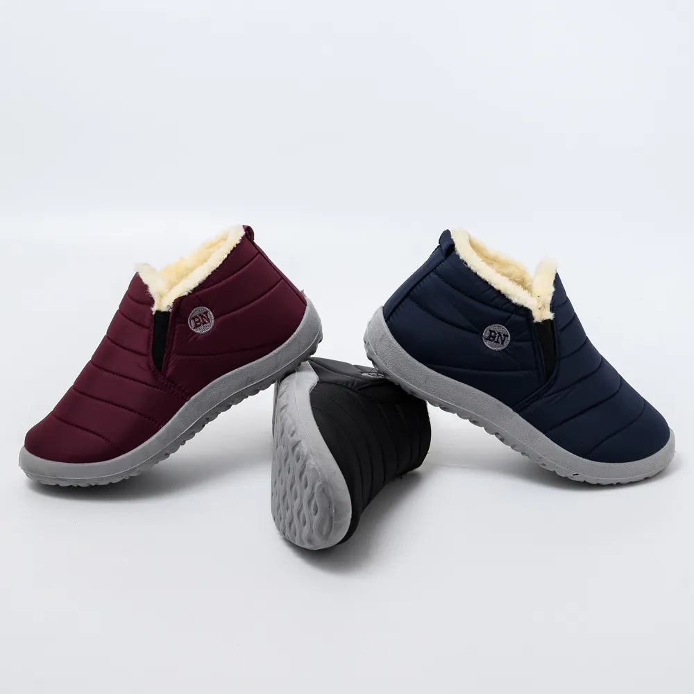 🔥HOT SALE 🎉Winter Water-Proof Winter Fur-Lined Soft Boots