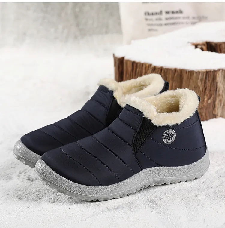 🔥HOT SALE 🎉Winter Water-Proof Winter Fur-Lined Soft Boots