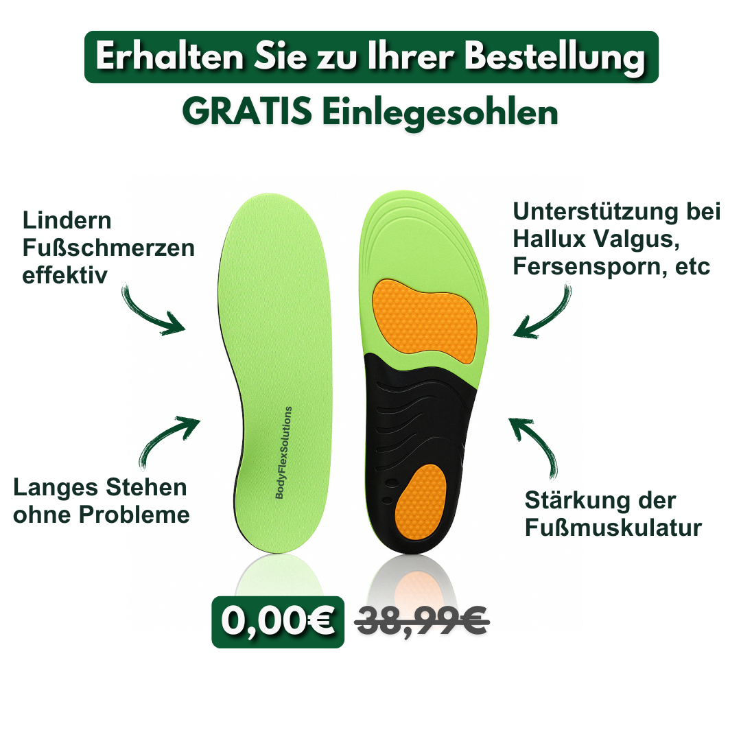 Orthopädische Wanderschuhe + GRATIS Einlegesohlen