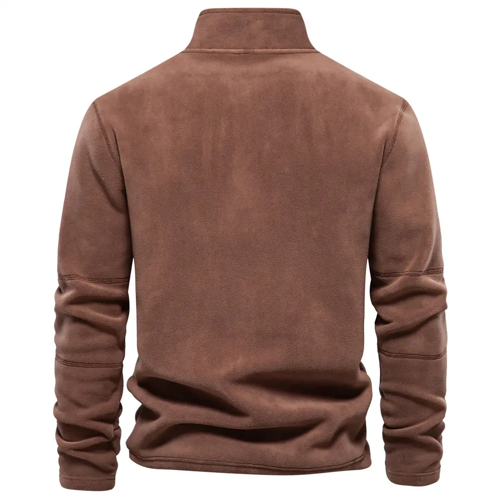 Men's Outdoor Casual Stand Collar Fleece Jacket