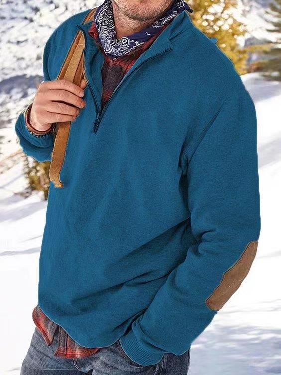 Freizeitjacke aus Kaschmir für Herren mit Reißverschluss