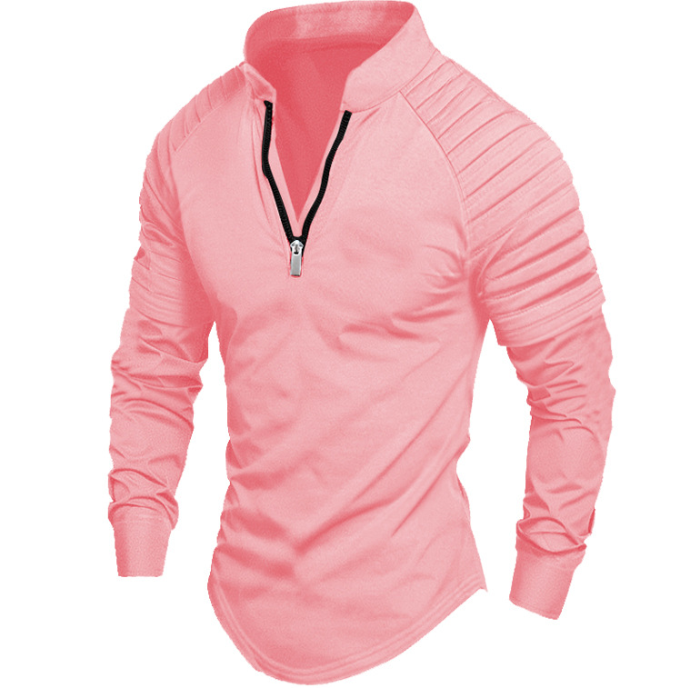 Men's Zip Long Sleeve Athleisure Shirt