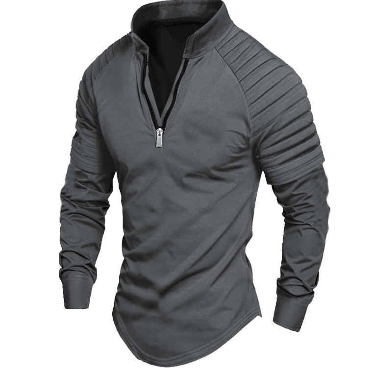 Men's Zip Long Sleeve Athleisure Shirt