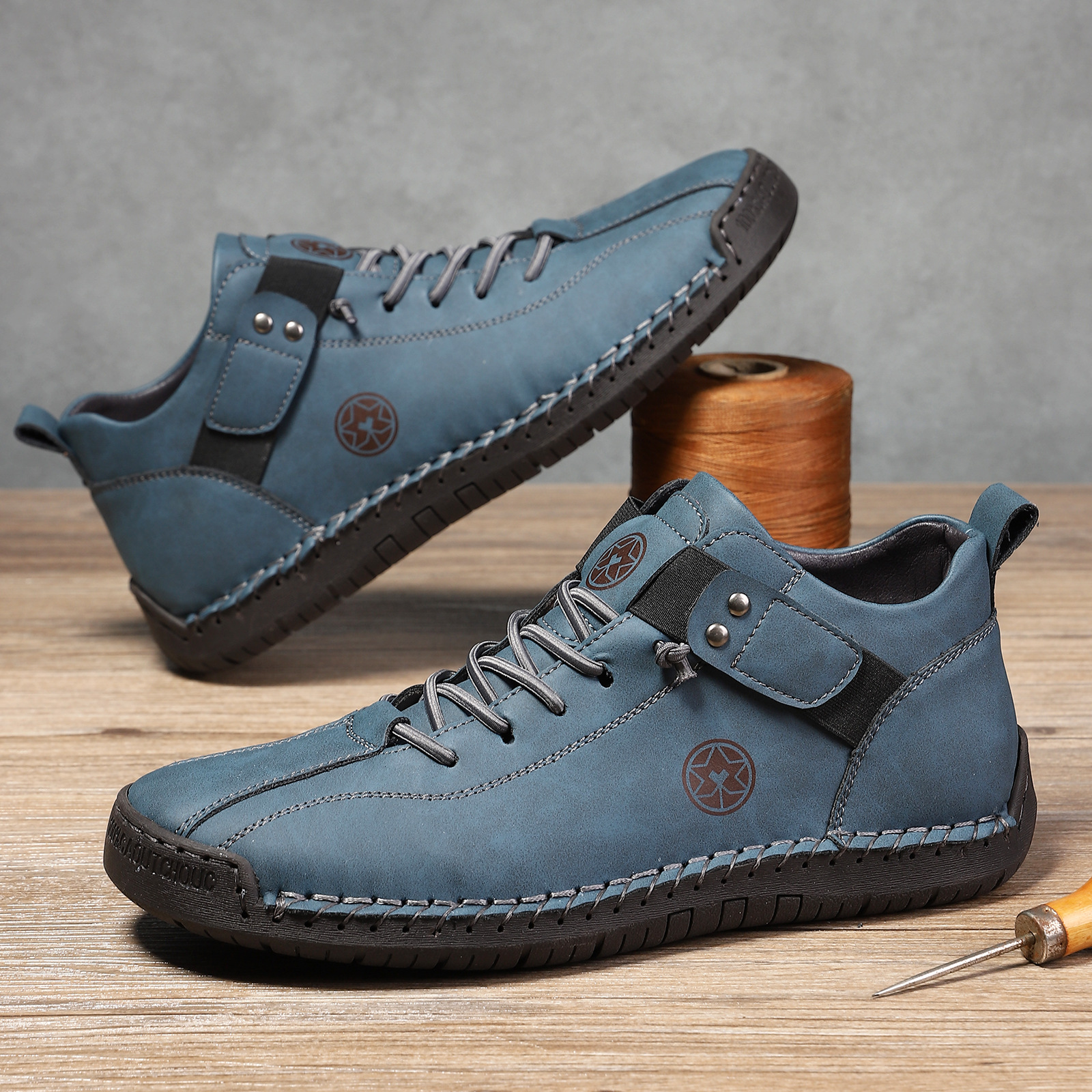 🔥Last day! 70% off!🔥 Men's Arch Support Handmade Leather Shoes - Effectively relieves plantar fasciitis, foot and heel pain