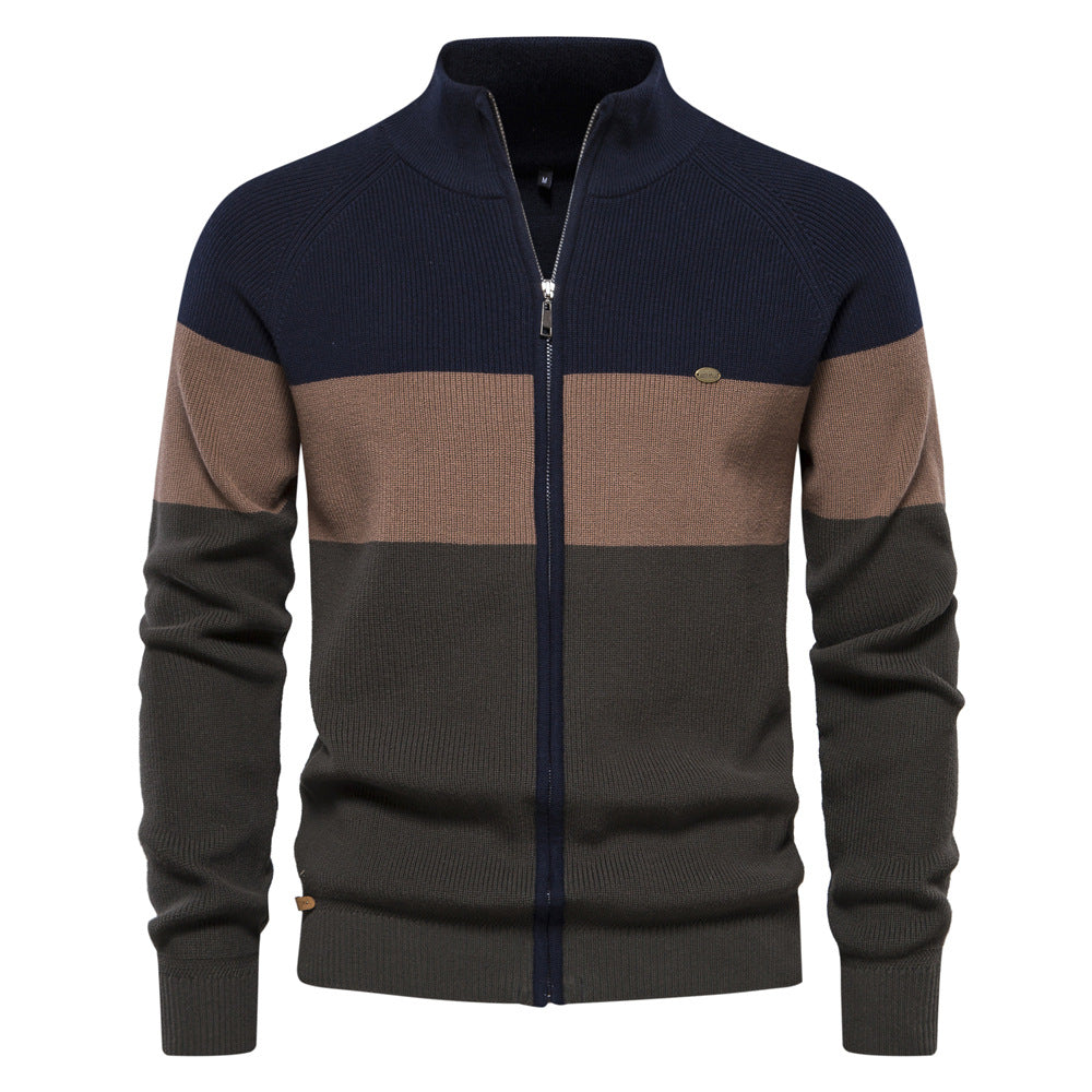 Herrenmode, lässiger Pullover, Mantel, Oberteil