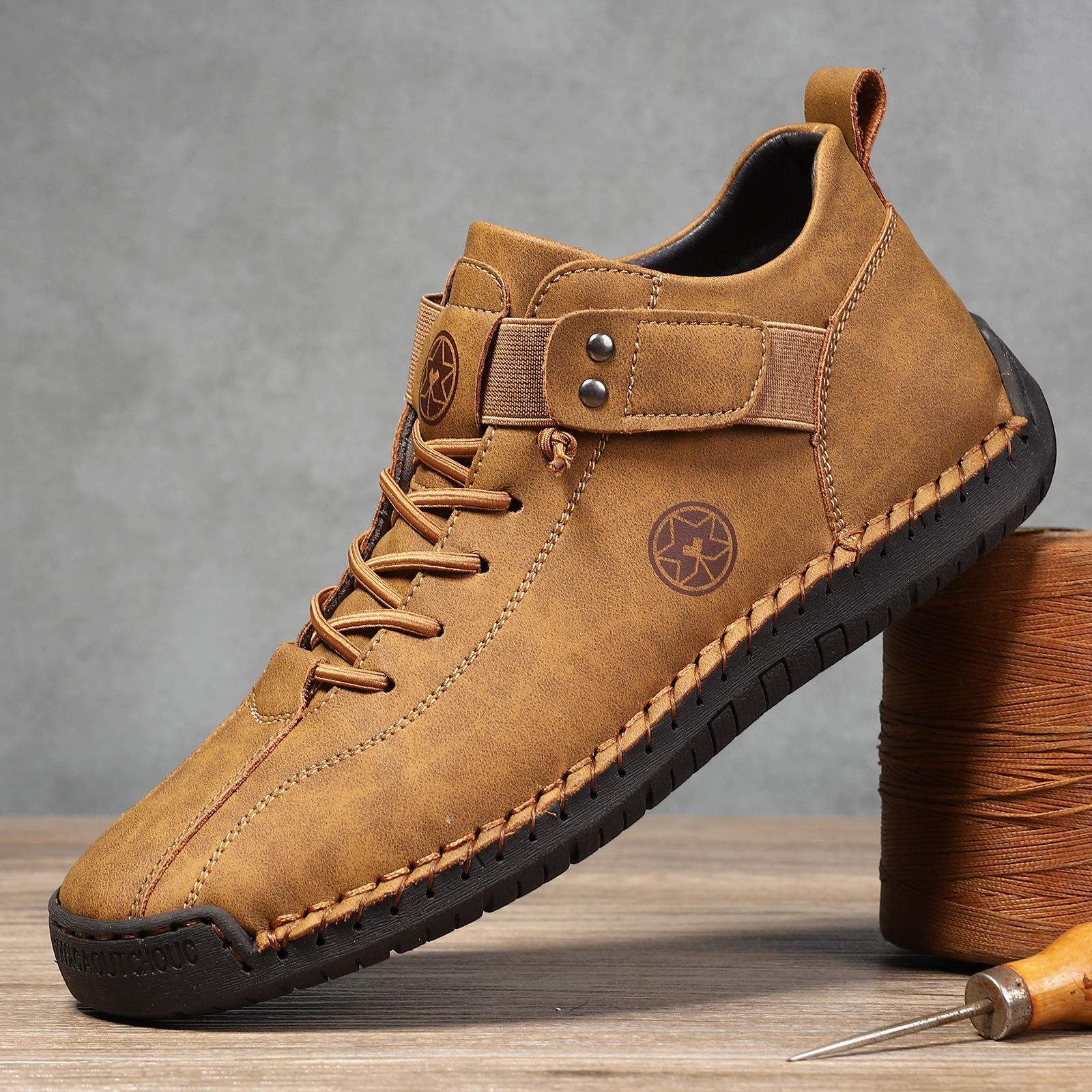 🔥Last day! 70% off!🔥 Men's Arch Support Handmade Leather Shoes - Effectively relieves plantar fasciitis, foot and heel pain