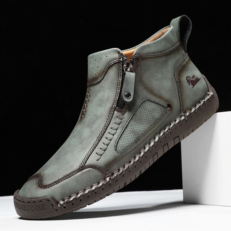 ✅ ASTM-zertifizierte Herren-Arbeitsstiefel aus Leder – Strapazierfähig, wasserdicht und rutschfest