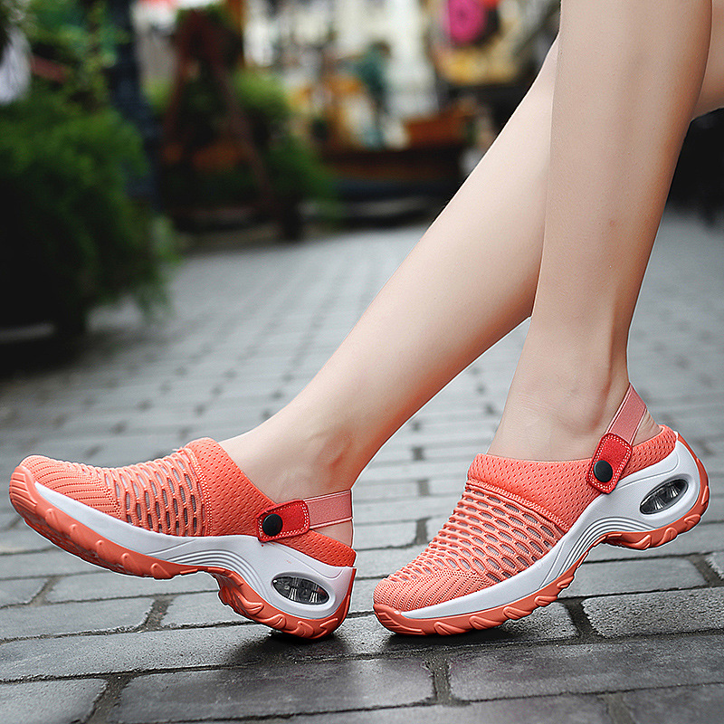 57 % Rabatt – Bequeme, gepolsterte und rutschfeste Plateau-Sandalen für Damen