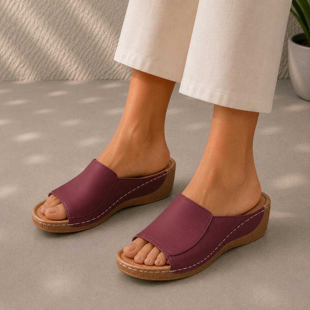 VivaStep Sandalen - Anatomisch entlastende & rutschfeste Sandalen | Ergonomisches Design-Kostenloser Versand