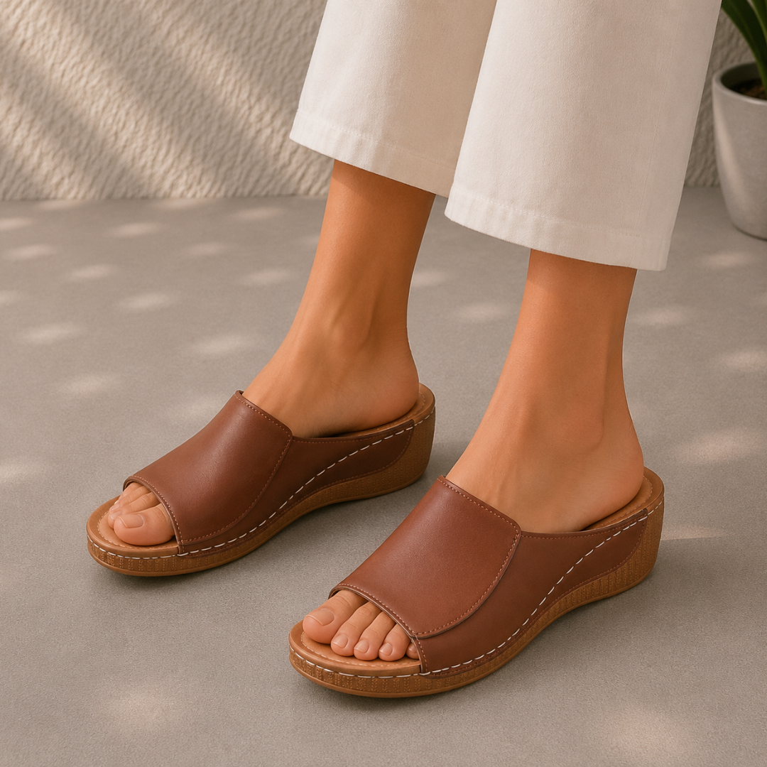 VivaStep Sandalen - Anatomisch entlastende & rutschfeste Sandalen | Ergonomisches Design-Kostenloser Versand