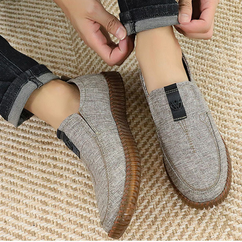 MEN'S TENDON SOLE CASUAL CLOTH SHOES