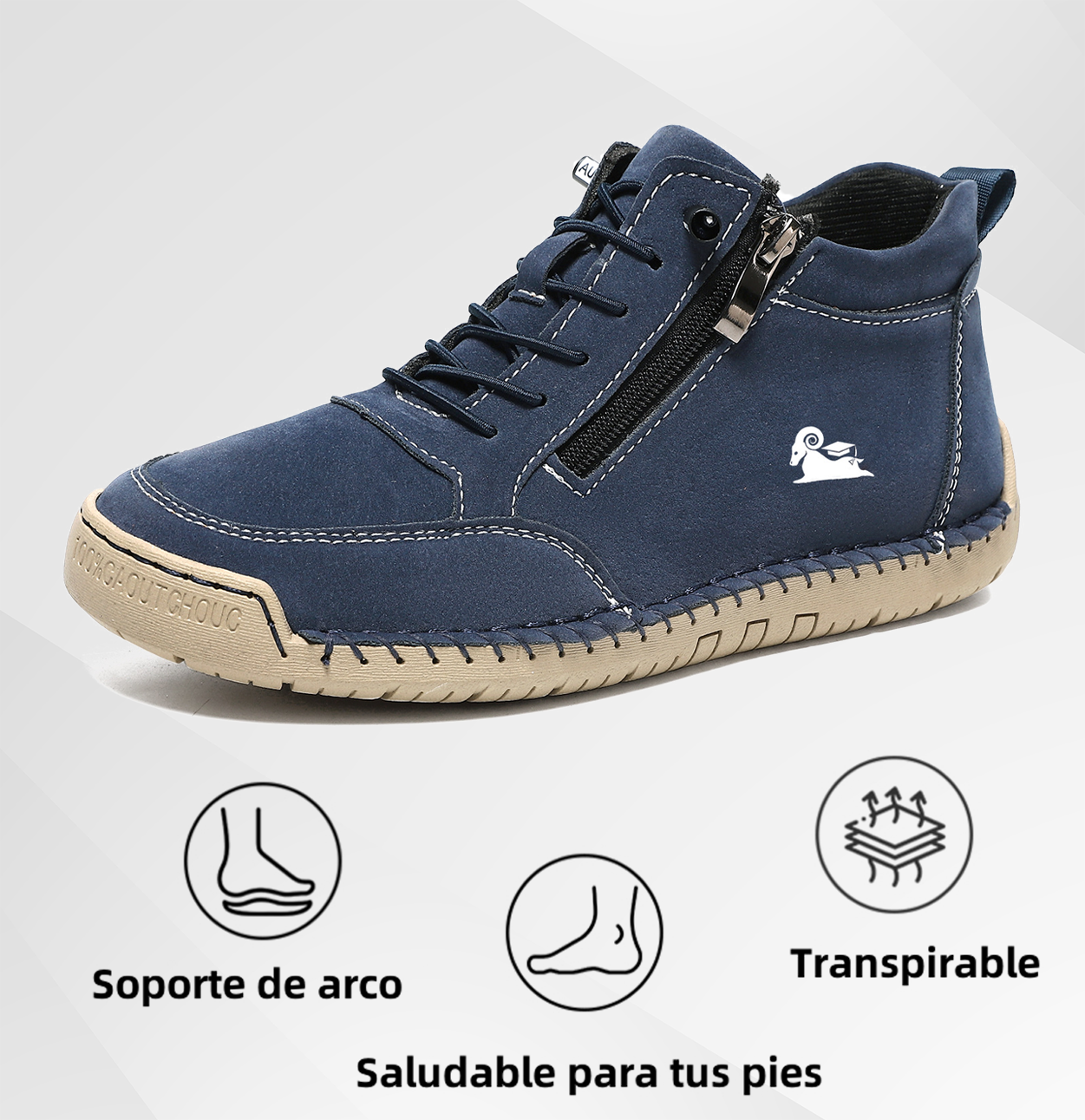 (🔥 50 % Rabatt – Nicht verpassen!) Ausgewählte Schuhe aus Kalbsleder – Orthopädische Schuhe – 👞 – Strapazierfähig, rutschfest und wasserdicht (Fußgewölbeunterstützung, Schmerzlinderung, Unisex)