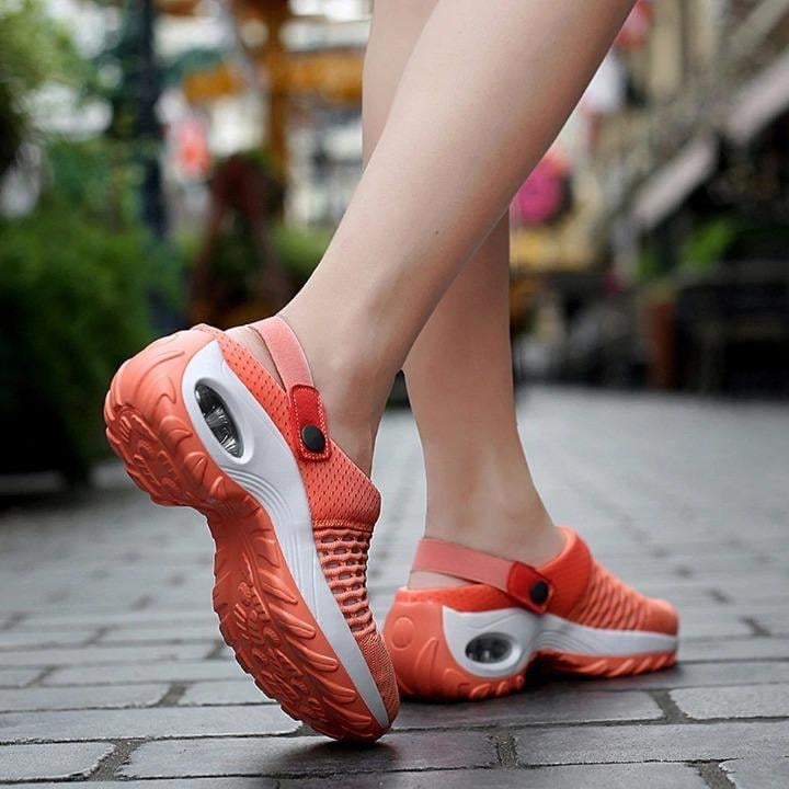 57 % Rabatt – Bequeme, gepolsterte und rutschfeste Plateau-Sandalen für Damen