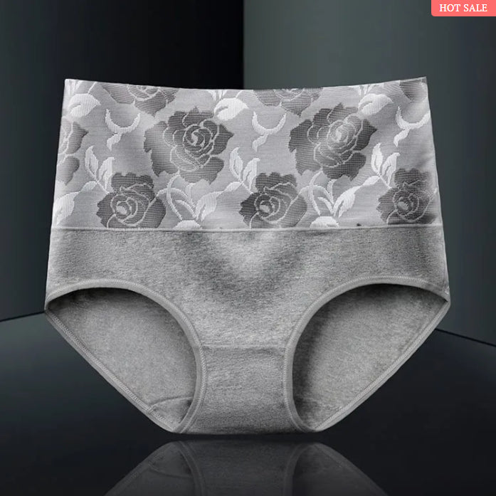 BAUMWOLLE HOHE TAILLE BAUCH ABNEHMEN HYGROSKOPISCHE ANTIBAKTERIELLE UNTERWÄSCHE