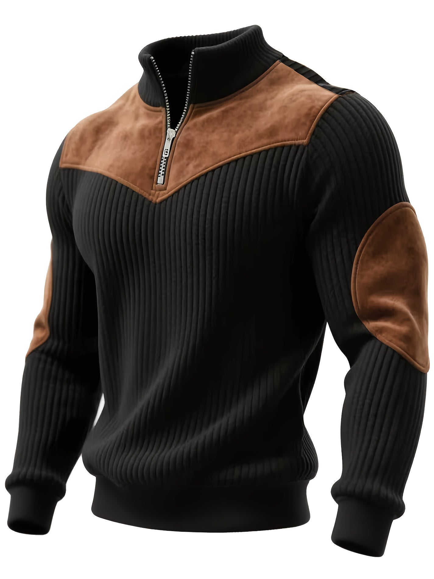 2025 Men's Best-Selling Casual Knit Half-Zip Sweater