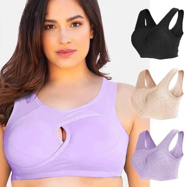 🔥Kauf 2 und 15% Rabatt -😍Reine Baumwolle. Hebt sofort einen Anti-Durchhänger-BH ohne Bügel (⚡Fast VIP Versand heute)