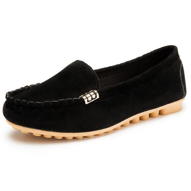 Orthoture's Round-Toe Flats,Breathable Orthopedic Slip On Walking Shoes