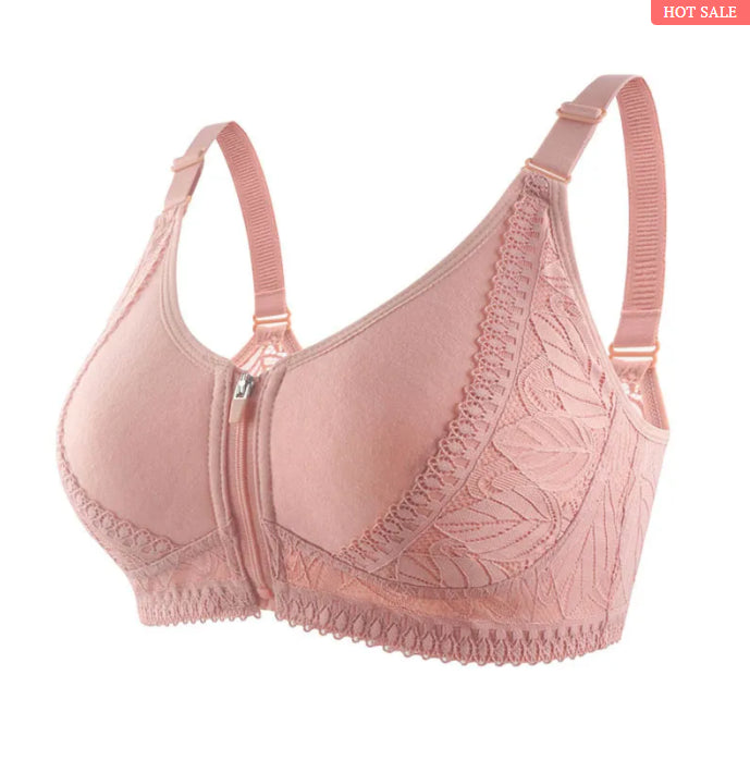 LETZTER TAG 80% RABATT - KABELLOSER, VOLLFLÄCHIGER BH MIT REISSVERSCHLUSS