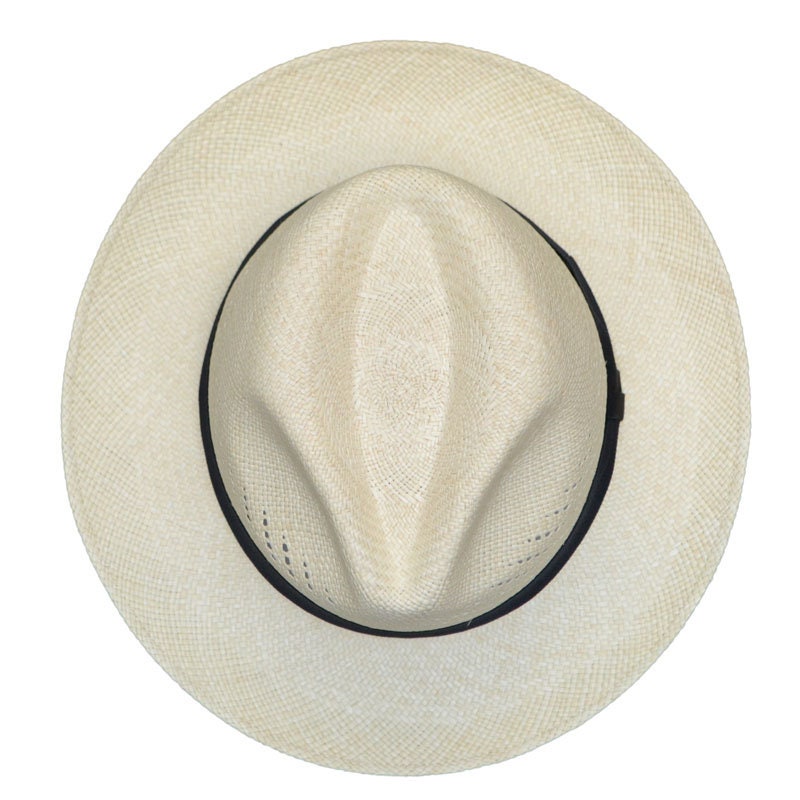 Advanced Original Panama Hat-Natural Straw | Black Band-Handwoven in Ecuador
