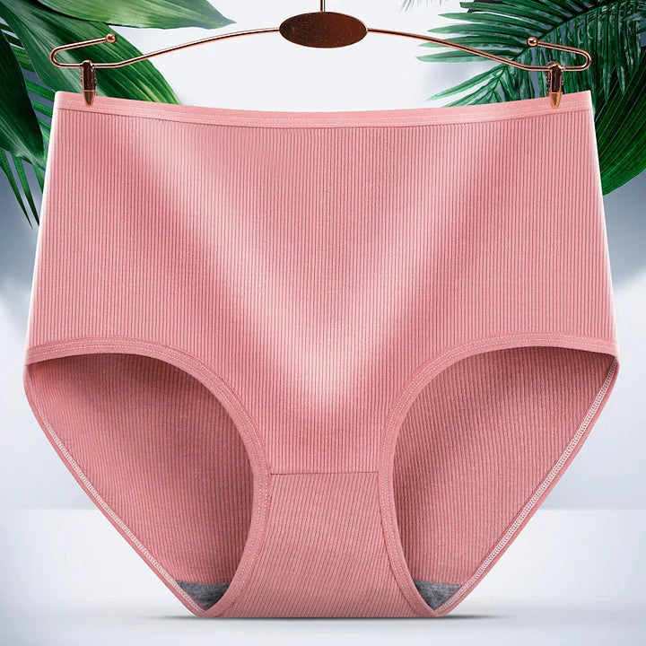 ANTIBAKTERIELLE HYGROSKOPISCHE DAMENUNTERWÄSCHE MIT HOHER TAILLE (DER RABATT WIRD BEI DER BEZAHLUNG WIRKSAM)