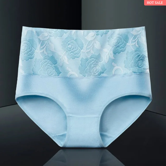 BAUMWOLLE HOHE TAILLE BAUCH ABNEHMEN HYGROSKOPISCHE ANTIBAKTERIELLE UNTERWÄSCHE