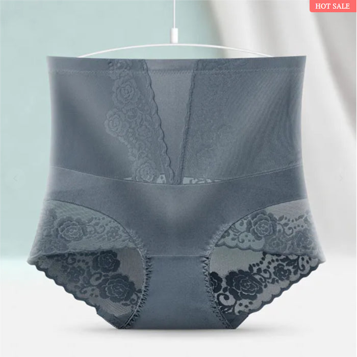 SPITZE CHIFFON ATMUNGSAKTIV HOHE TAILLE BAUCH HÜFTE-UP HÖSCHEN
