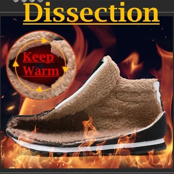 [50% off - Same style for male&female]Good arch support outdoor breathable warm slip on sneakers