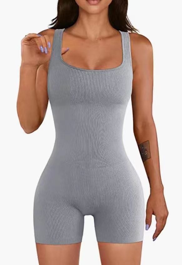 🔥Last-Day-Aktion 70% RABATT🍑Einfarbiger Leggings-Sport-/Yoga-Overall