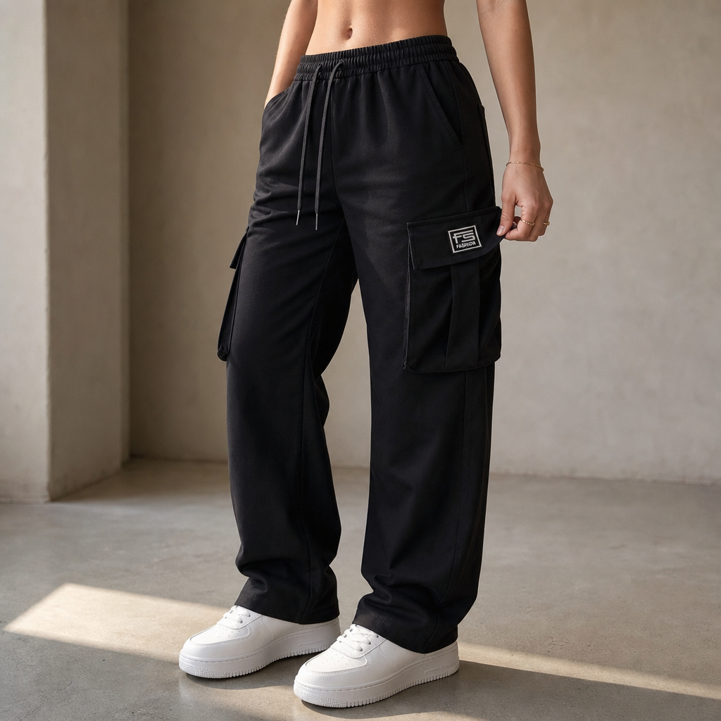 Easeway – Bequeme Cargohose mit geradem Bein