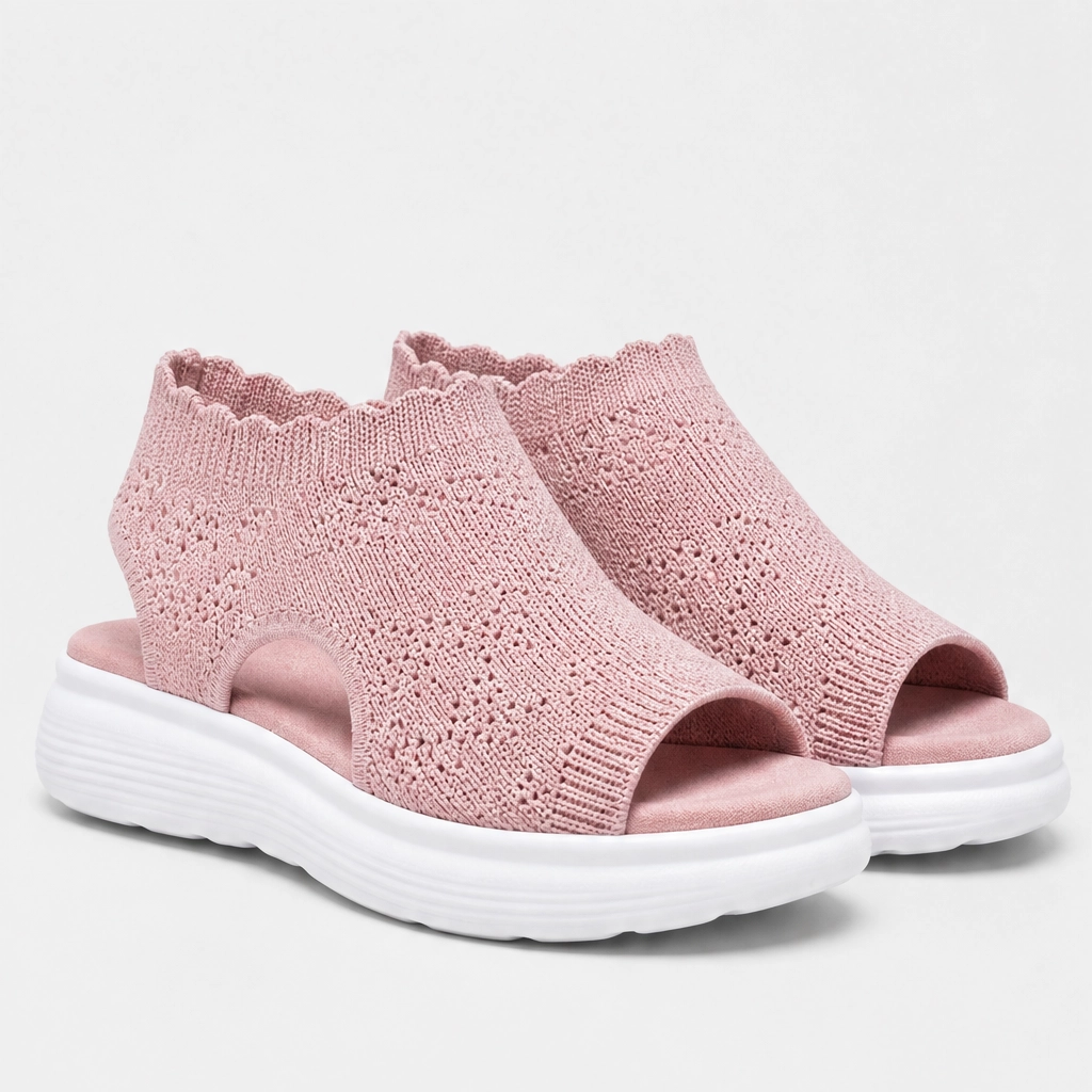 Willowstep �C Breathable Knit Cushioned Platform Sandals + 50% OFF