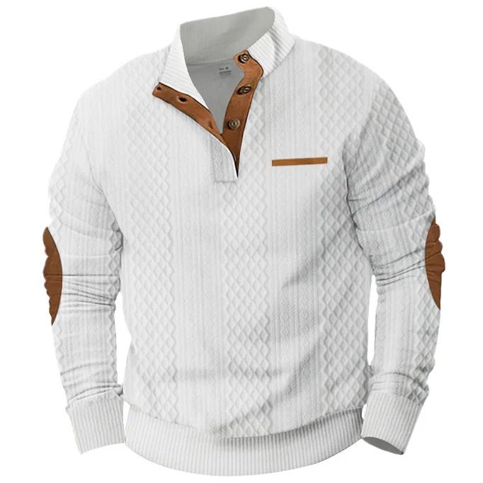 Men's Long Sleeve Cashmere Sweatshirt
