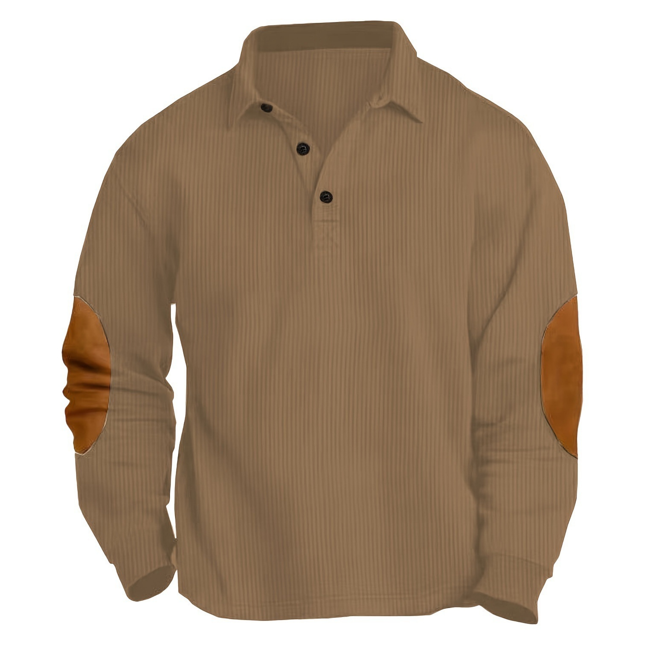 Langärmliger Outdoor-Pullover mit Revers für Herren