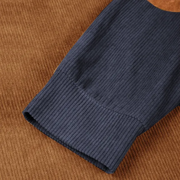 L?ssiges Outdoor-Sweatshirt mit Stehkragen und langen ?rmeln