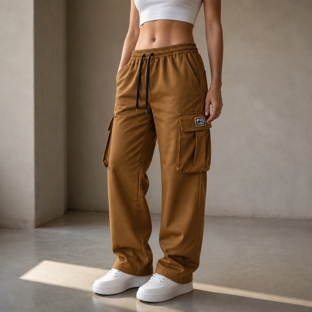 Easeway – Bequeme Cargohose mit geradem Bein