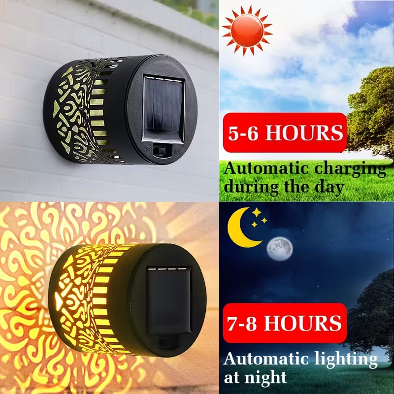 💥Last Day 70% OFF🔥Solar Mandala Wall Light Outdoor Garden Fence Projector Lamp Patio Ambient Decor