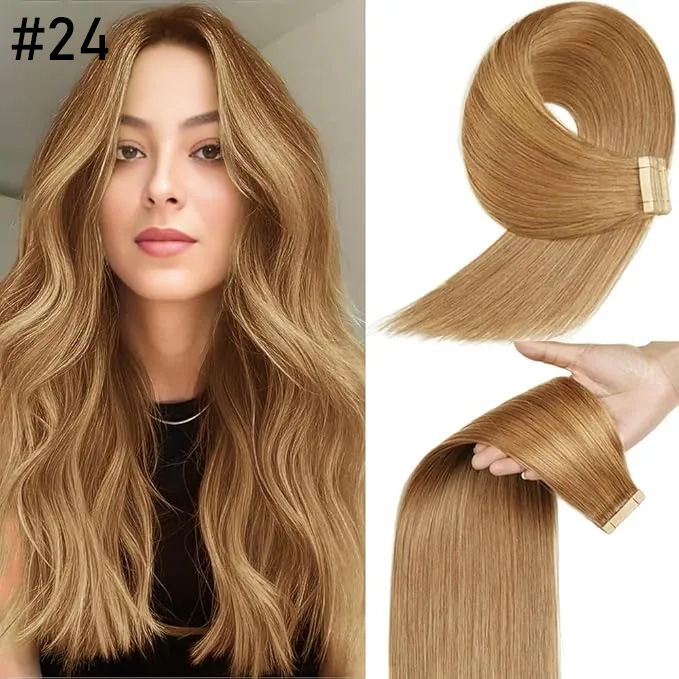 🔥 Each Only $1.47 Today🎁Virgin Human Hair Seamless Tape-In Extensions-20pieces
