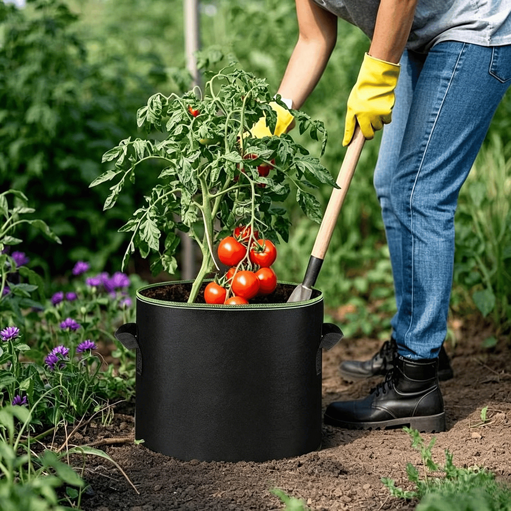 🔥 Last Day 70% OFF🌱5 Gallon Grow Bags – Heavy Duty Aeration Fabric Pots with Handles for Vegetables, Flowers & Fruits