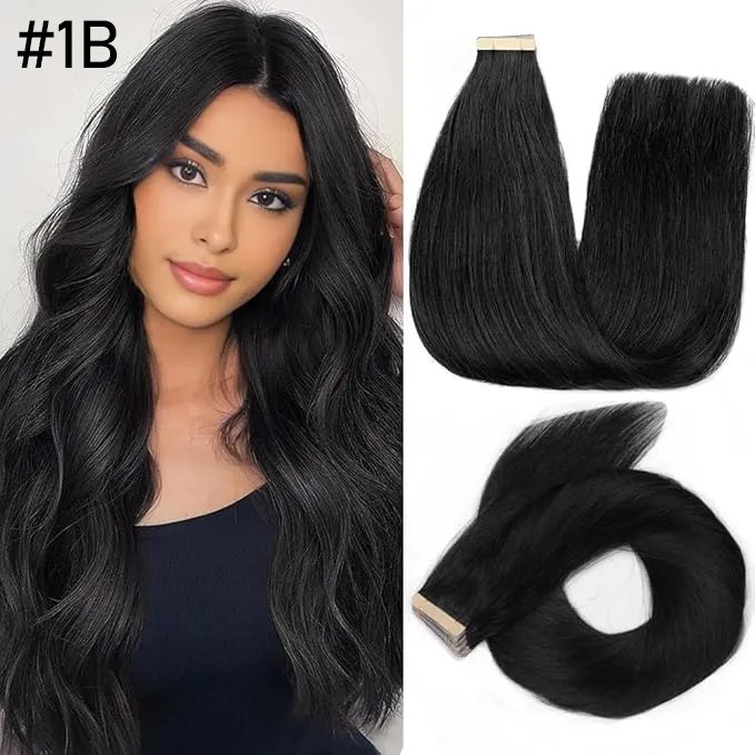 🔥 Each Only $1.47 Today🎁Virgin Human Hair Seamless Tape-In Extensions-20pieces